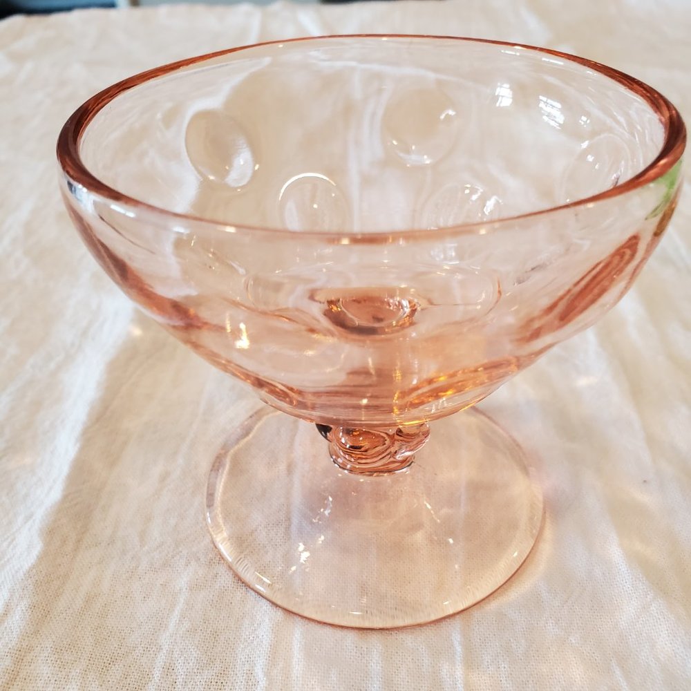 Popeye & Olive Pink Footed Sherbet